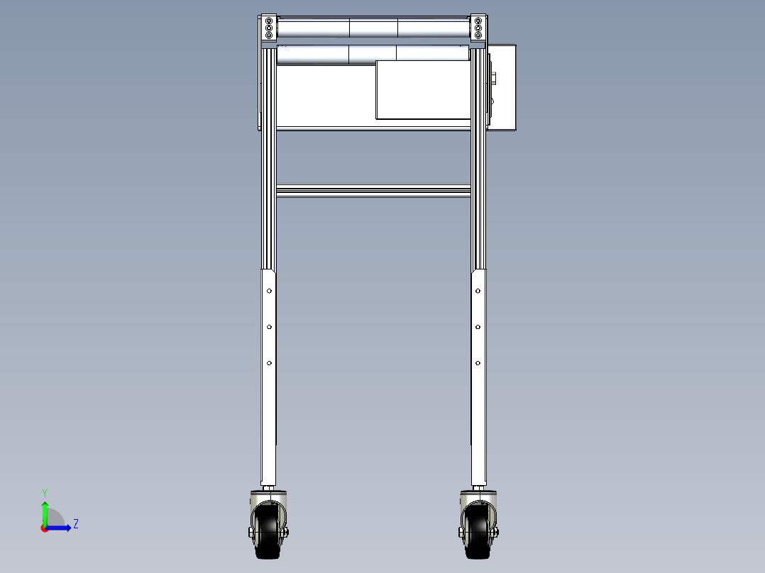皮带输送机 (46)左视图