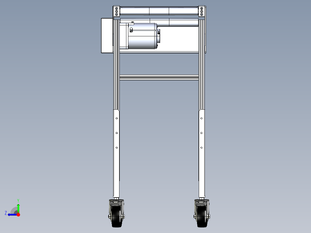 皮带输送机 (46)右视图