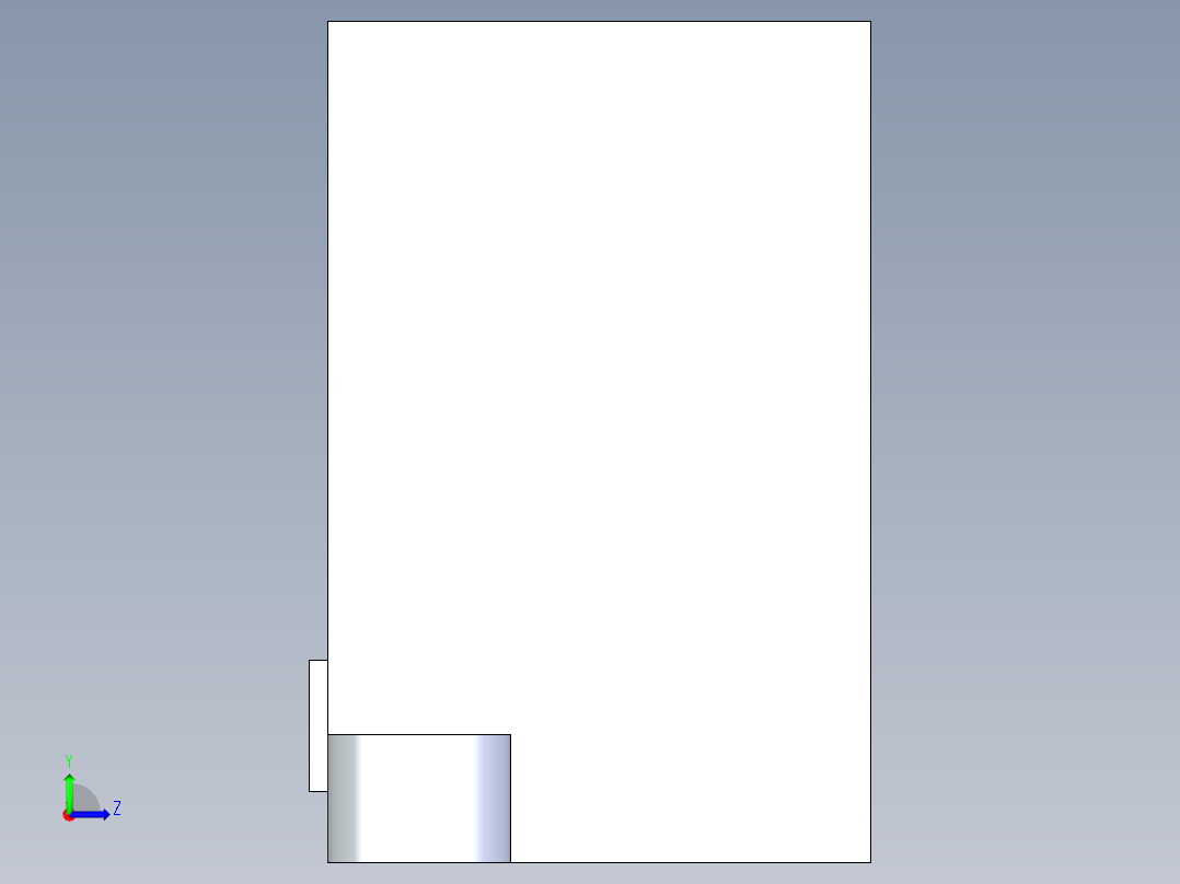 1反射型MA运动传感器 长型 安装方向H型左视图