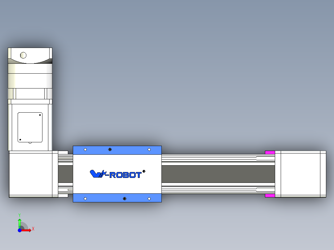 威洛博LB.GB同步带传动--欧规系列GB8-L192-S200-BR-P75-K前视图