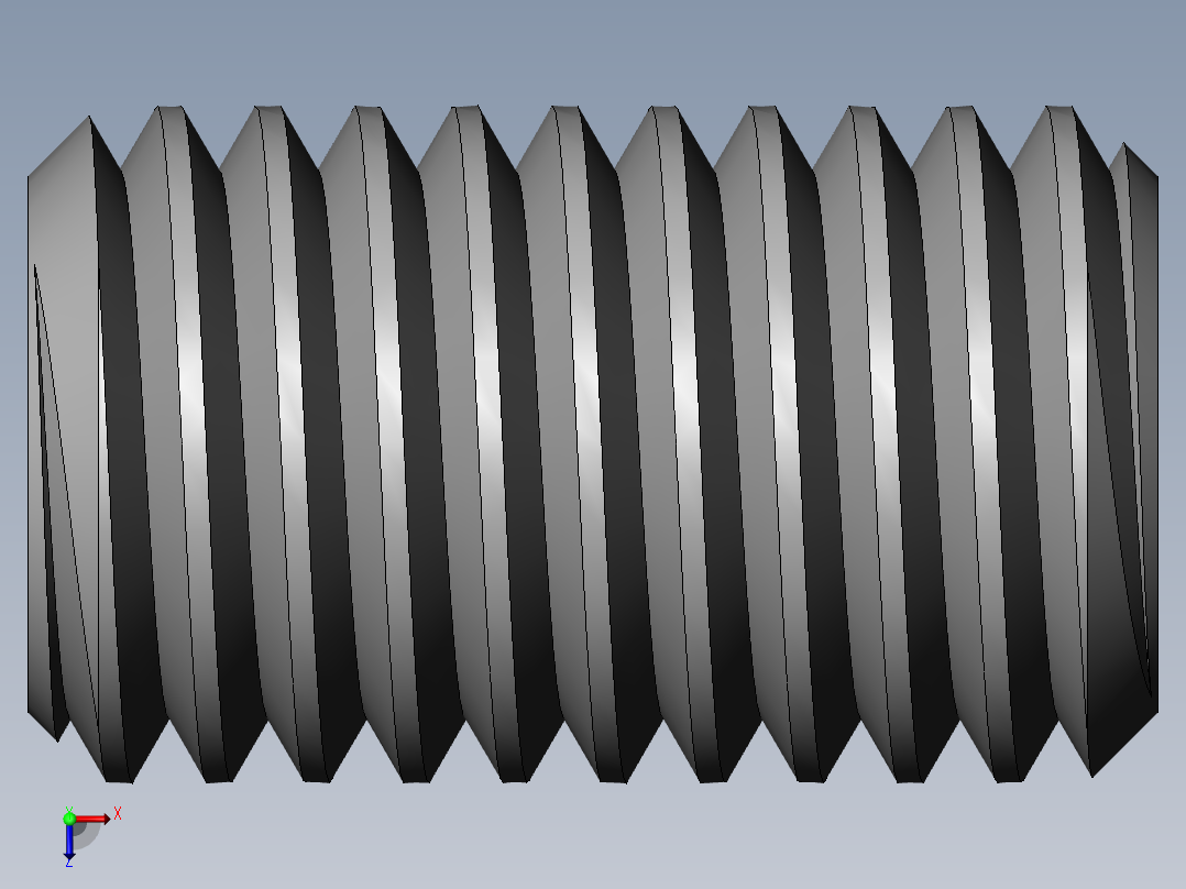 DIN 913-ISO 4026 固定螺钉-M12 L=20.SLDPRT俯视图
