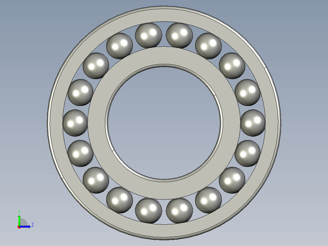 深沟球轴承6324左视图