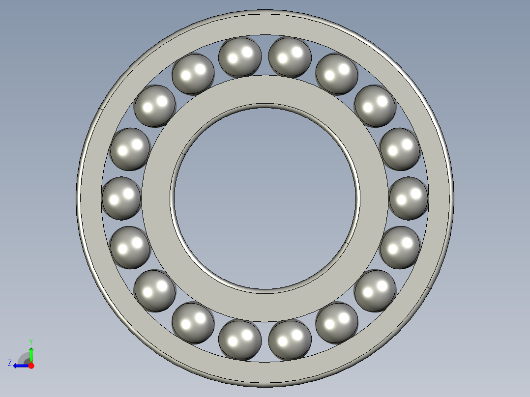 深沟球轴承6324右视图