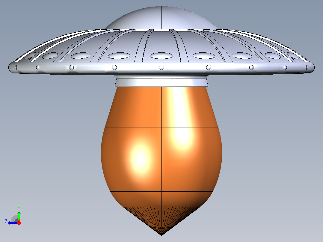 ufo外星飞船5右视图