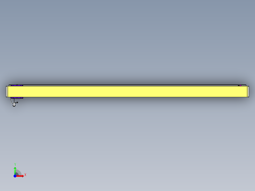 威洛博VL系列直线电机模组-VL14S2-S2850前视图