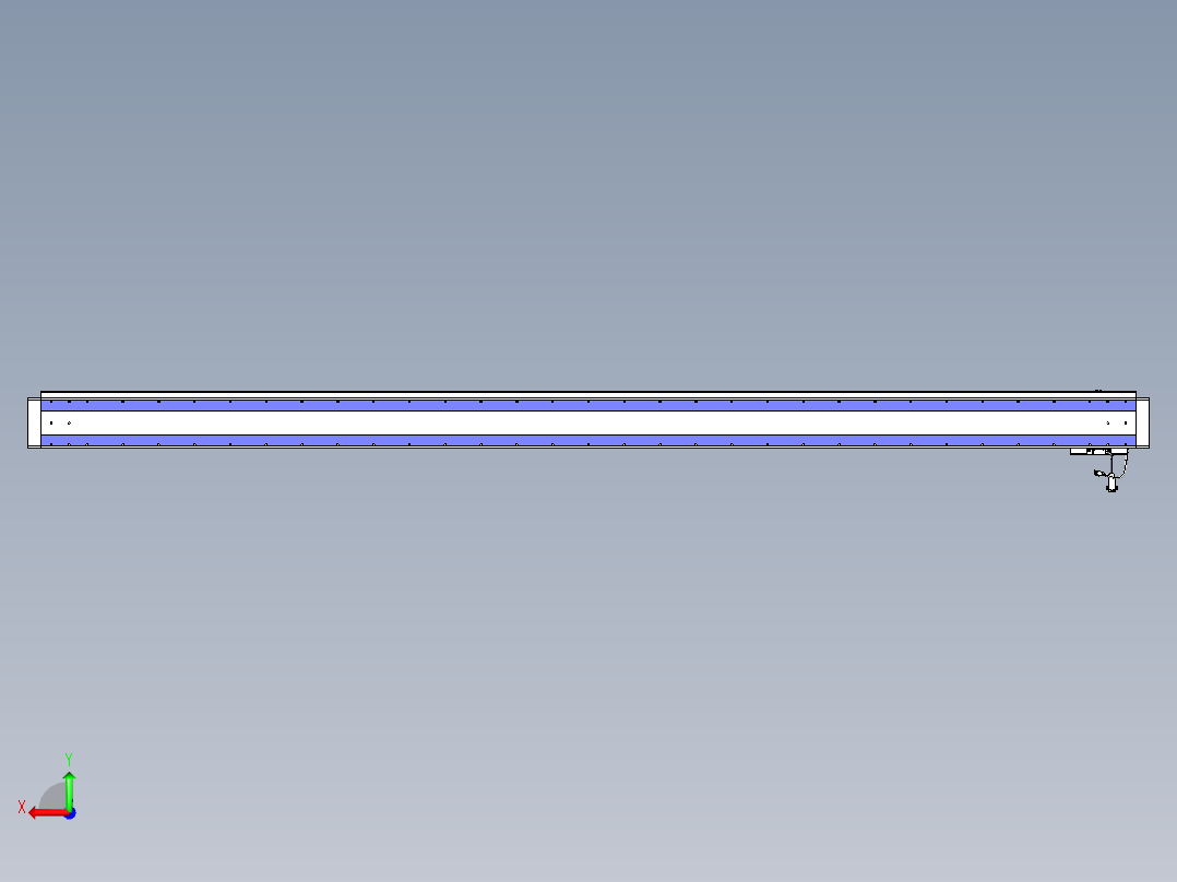 威洛博VL系列直线电机模组-VL14S2-S2850后视图