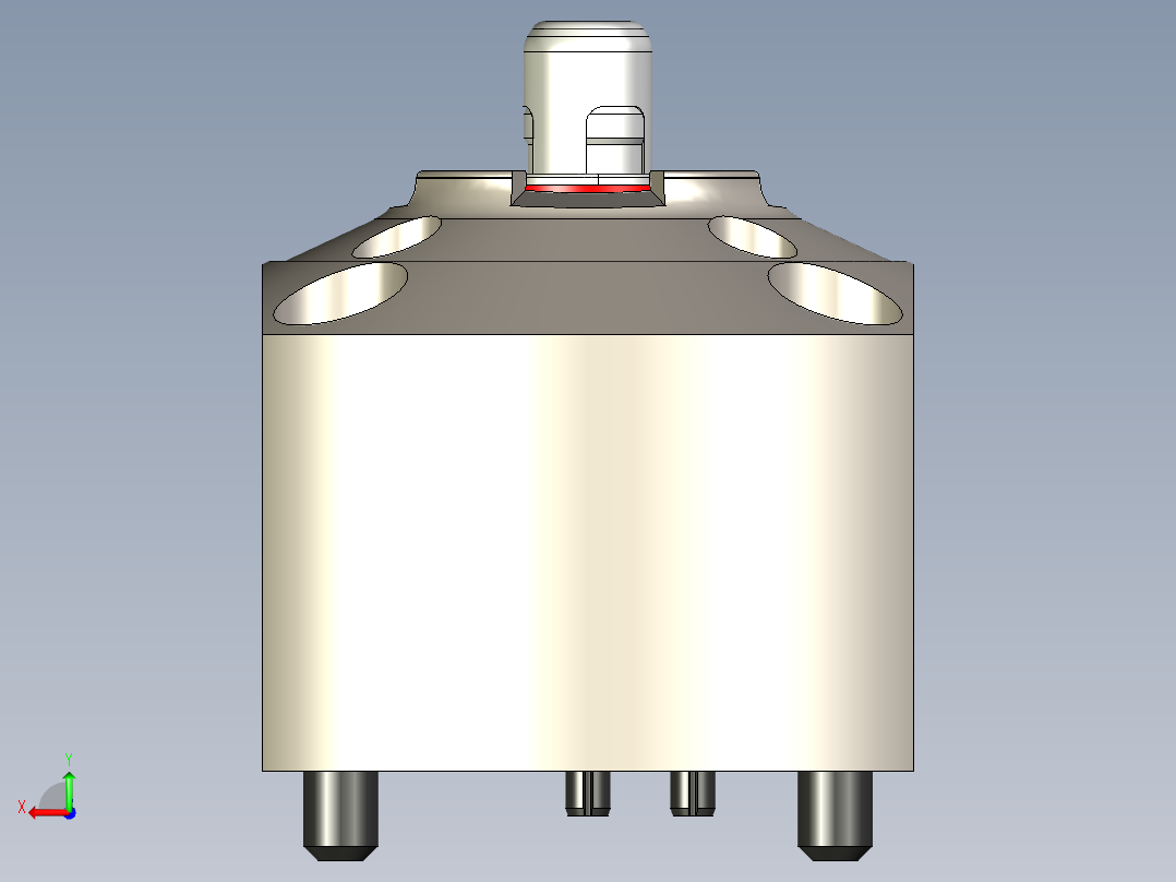 KOSMEKSFA2000-G0N-090多系列多零件图纸模型多系列多零件图纸模型后视图