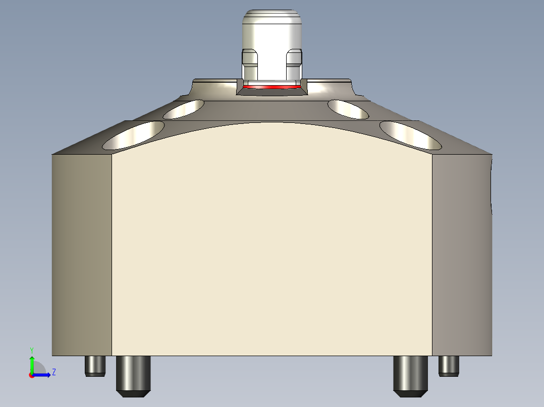 KOSMEKSFA2000-G0N-090多系列多零件图纸模型多系列多零件图纸模型左视图