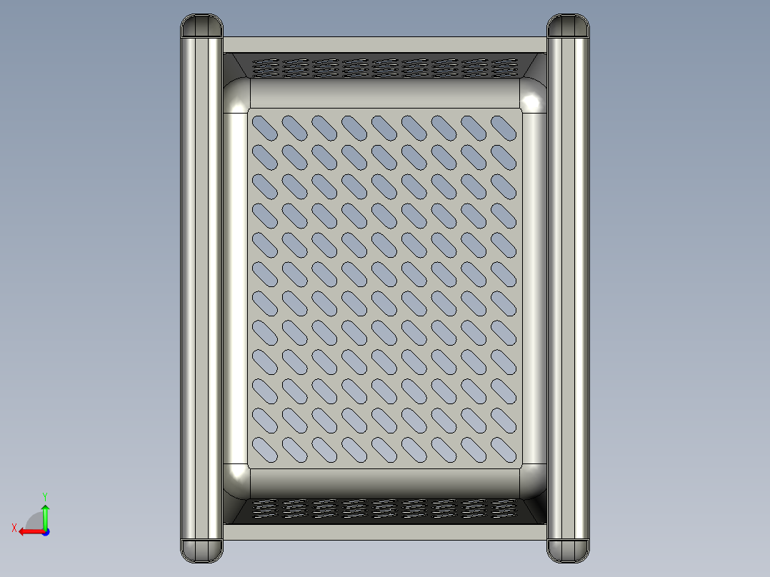 厨房用品货架后视图