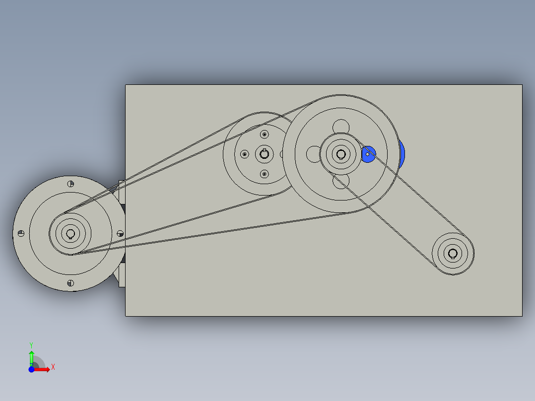 花生脱壳机的设计及运动仿真【三维PROE建模+16张CAD图纸+说明书】前视图