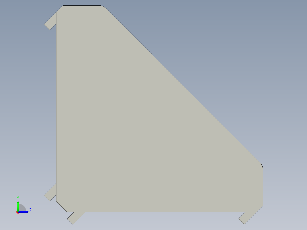 型材-BR 45X45 ANGLE BRACKET KJN523558左视图