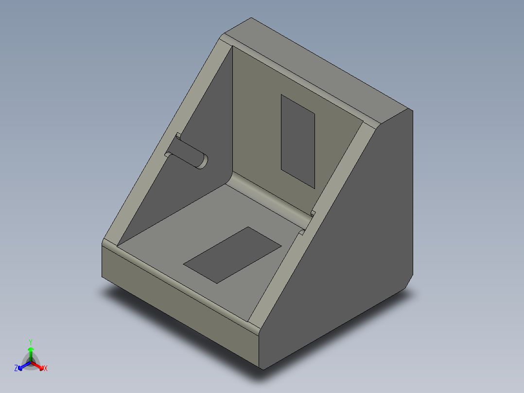 型材-BR 45X45 ANGLE BRACKET KJN523558正等轴测图