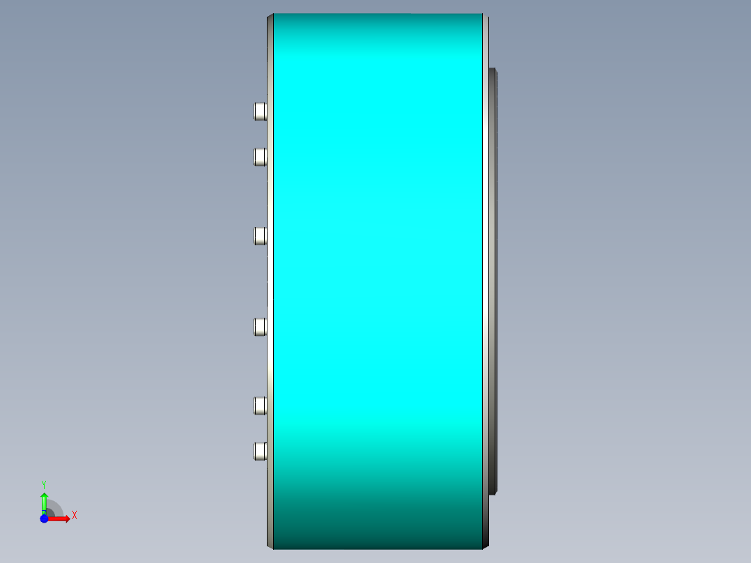 水泵机芯加工生产设备ug10前视图