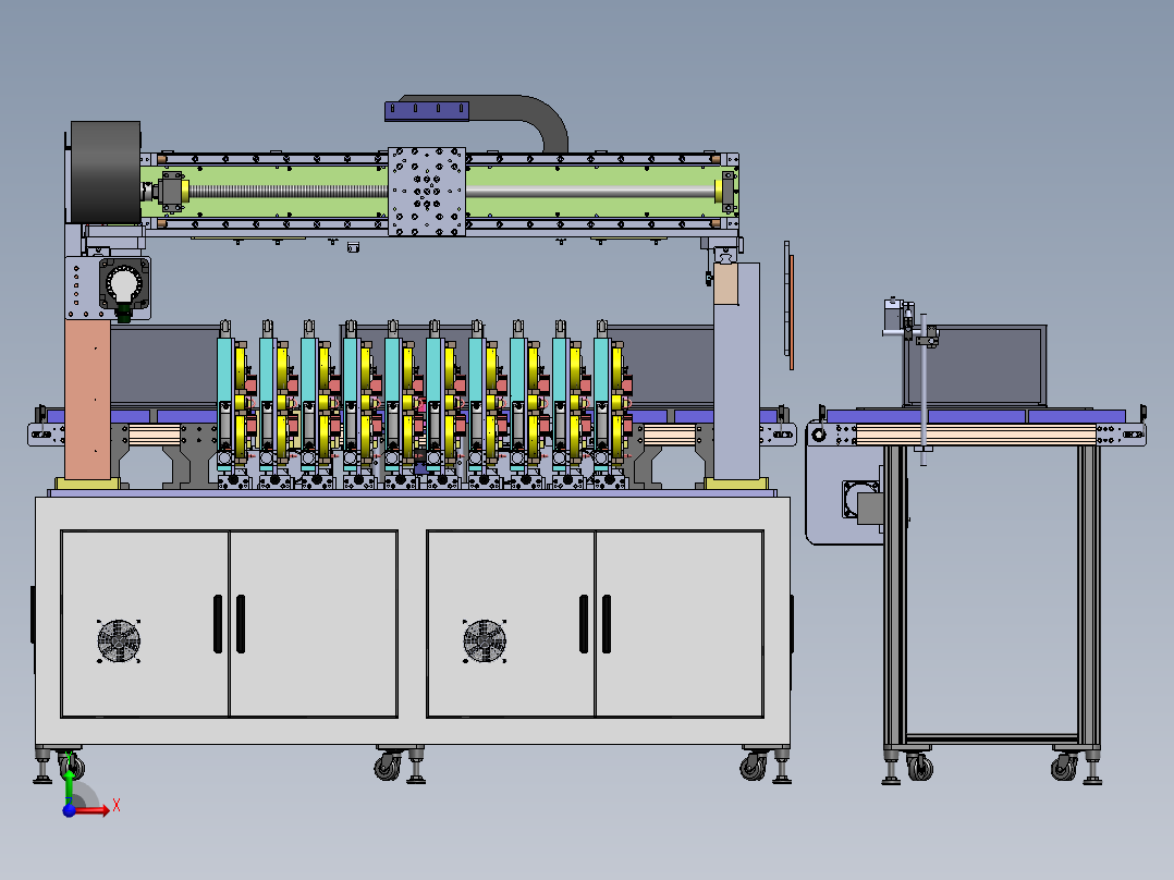 笔记本自动贴标sw20可编辑前视图