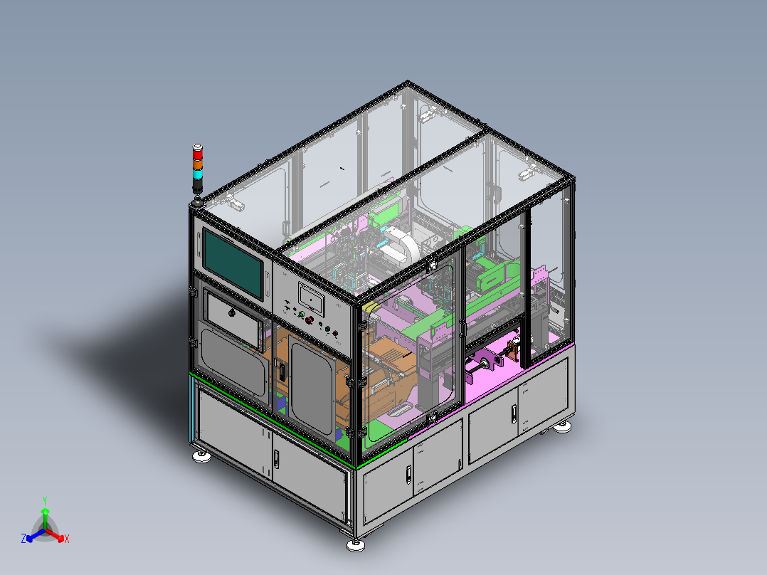 视觉贴泡棉sw20可编辑正等轴测图