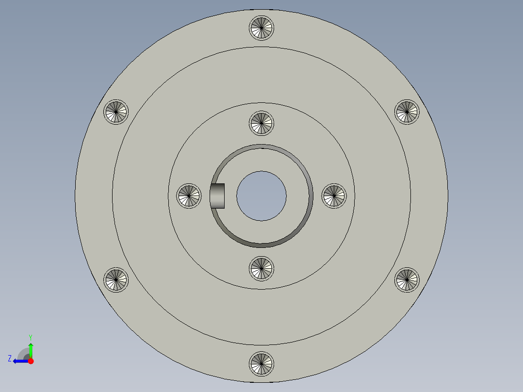 PROTEC旋转接头3D模型右视图