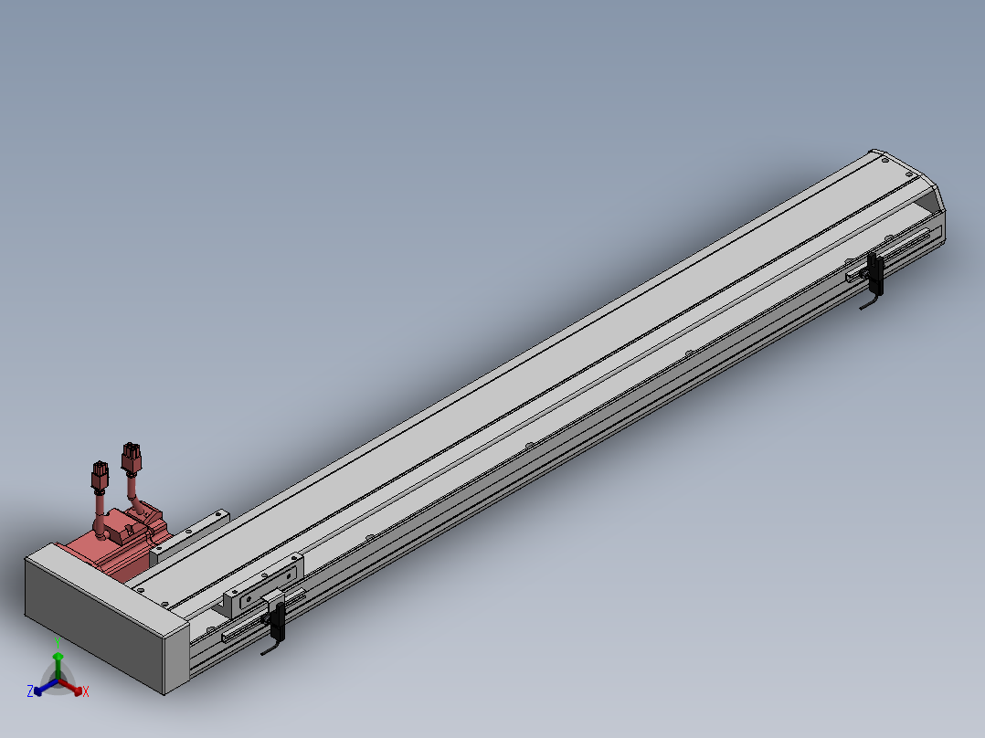 精密模组MY100-T10-750L-BR-P20B-C4-C正等轴测图