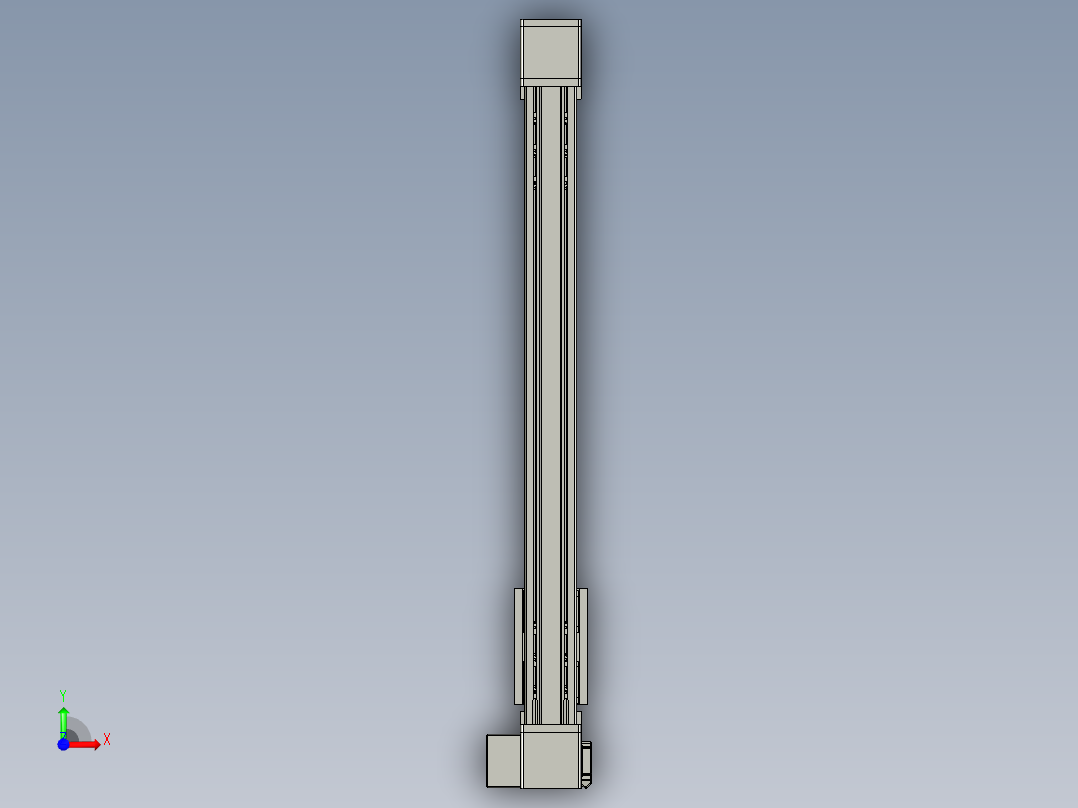 欧规系列-GB8-L96-S750-BLU-P40-MS3前视图