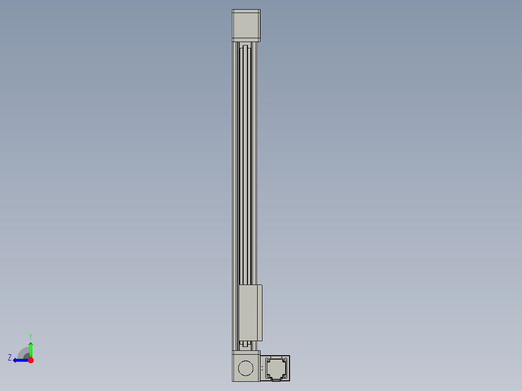 欧规系列-GB8-L96-S750-BLU-P40-MS3右视图