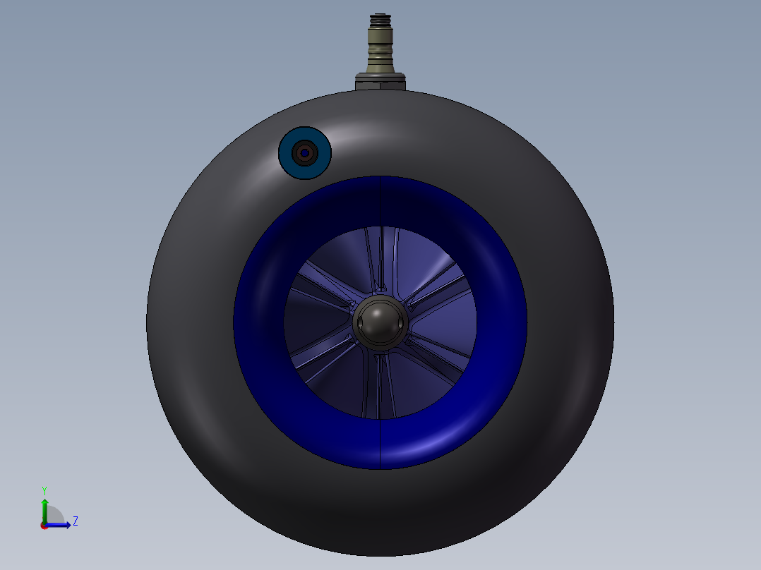 喷射引擎左视图