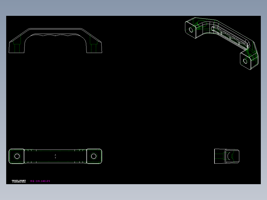 取手(塑膠)RG-2D多系列多零件图纸模型
