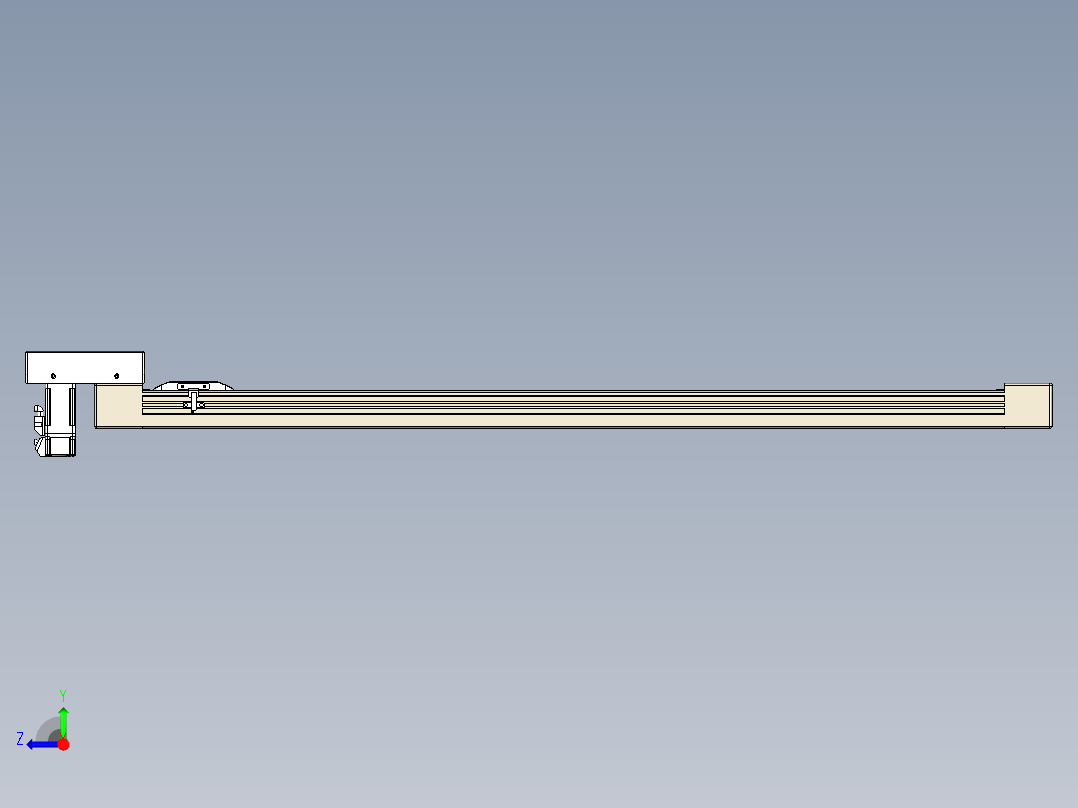 同步带全封闭直线模组TPA-HCB-65S-90-L950-M-Y-P10-N3右视图