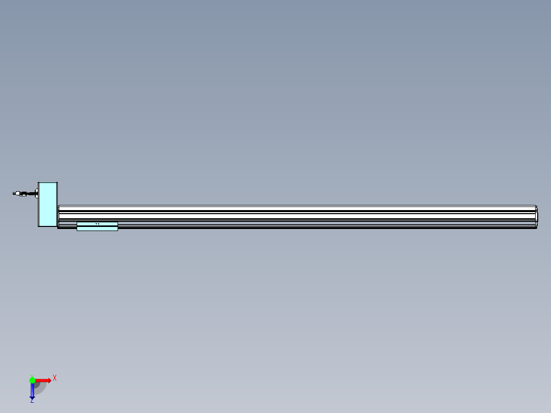 威洛博VBF同步带传动一般环境VBF14-L45-S1350-BRD-ZP40-C3俯视图