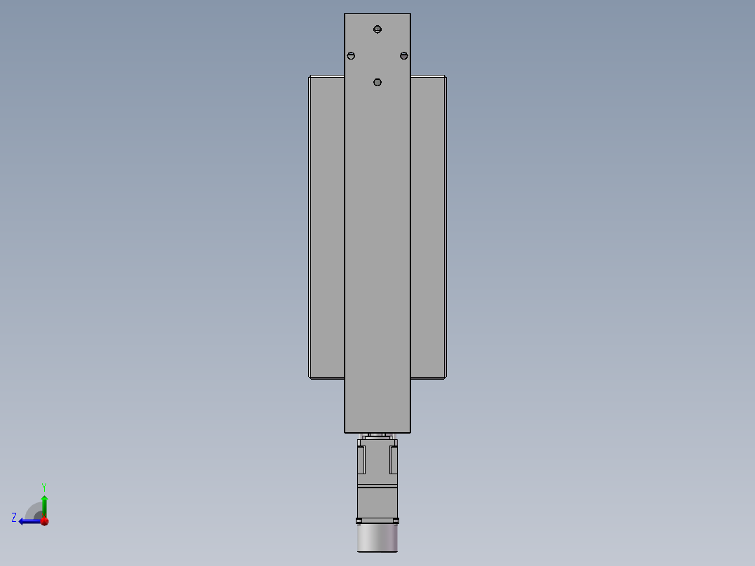 针灸机器人末端执行器右视图
