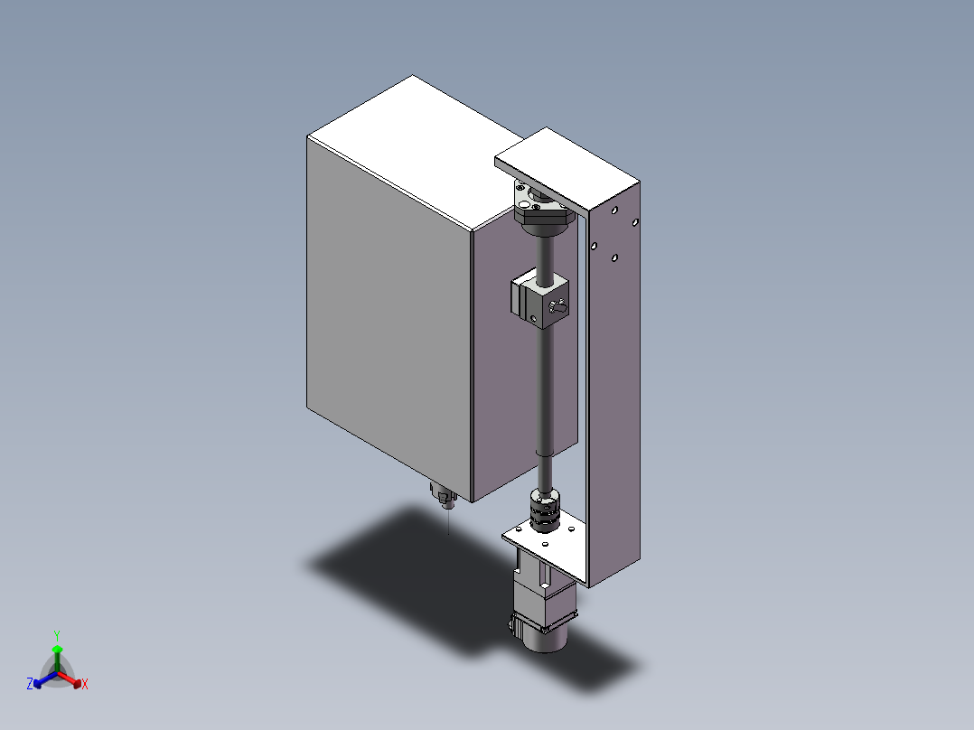 针灸机器人末端执行器正等轴测图