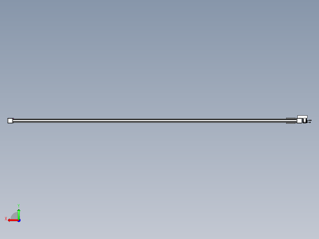 威洛博LB.GB同步带传动--欧规系列GB8-L96-S5400-BR-P75后视图