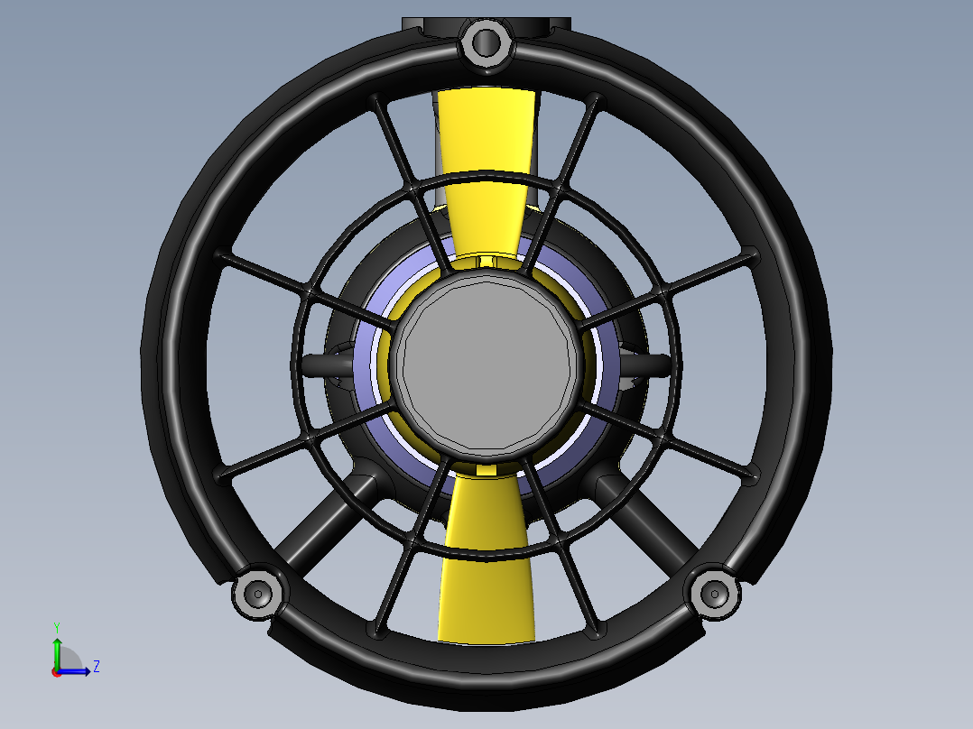 船舶推进器左视图