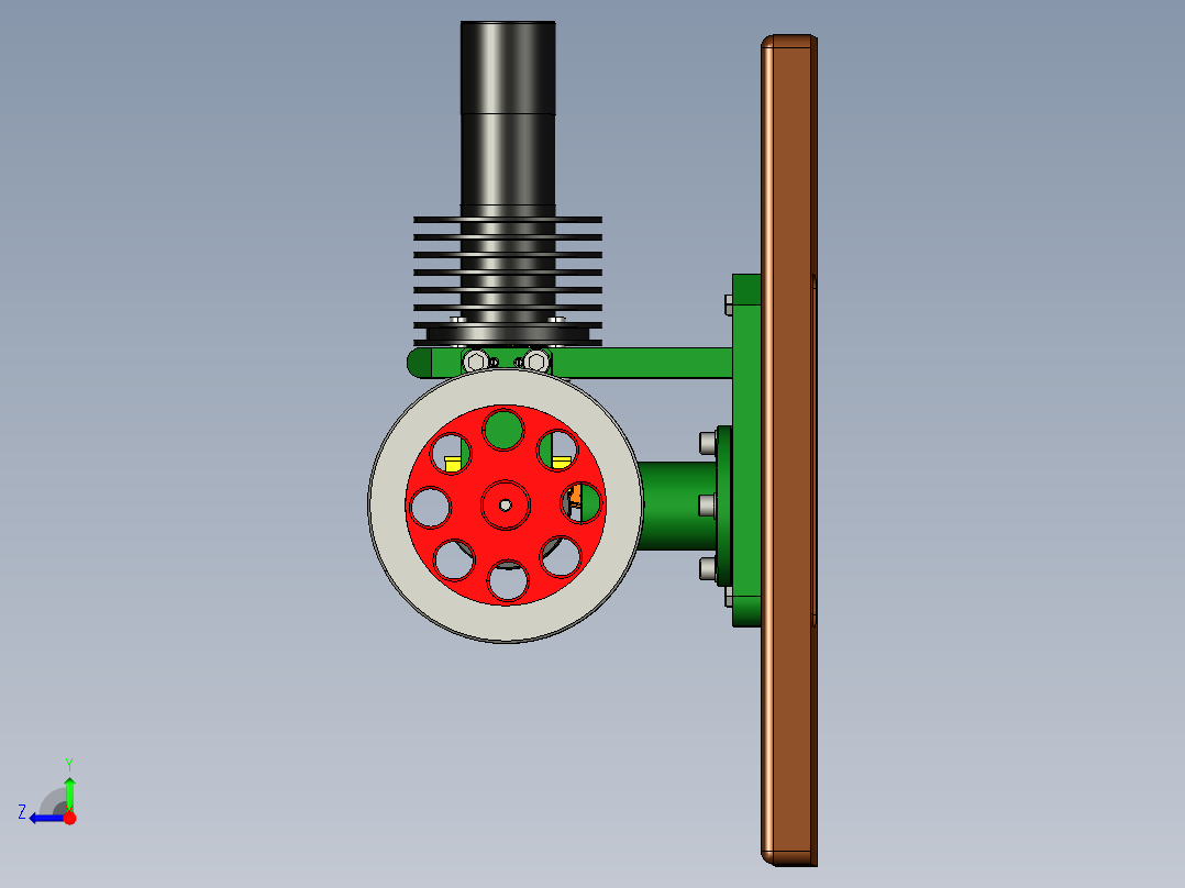 发动机 (19)右视图