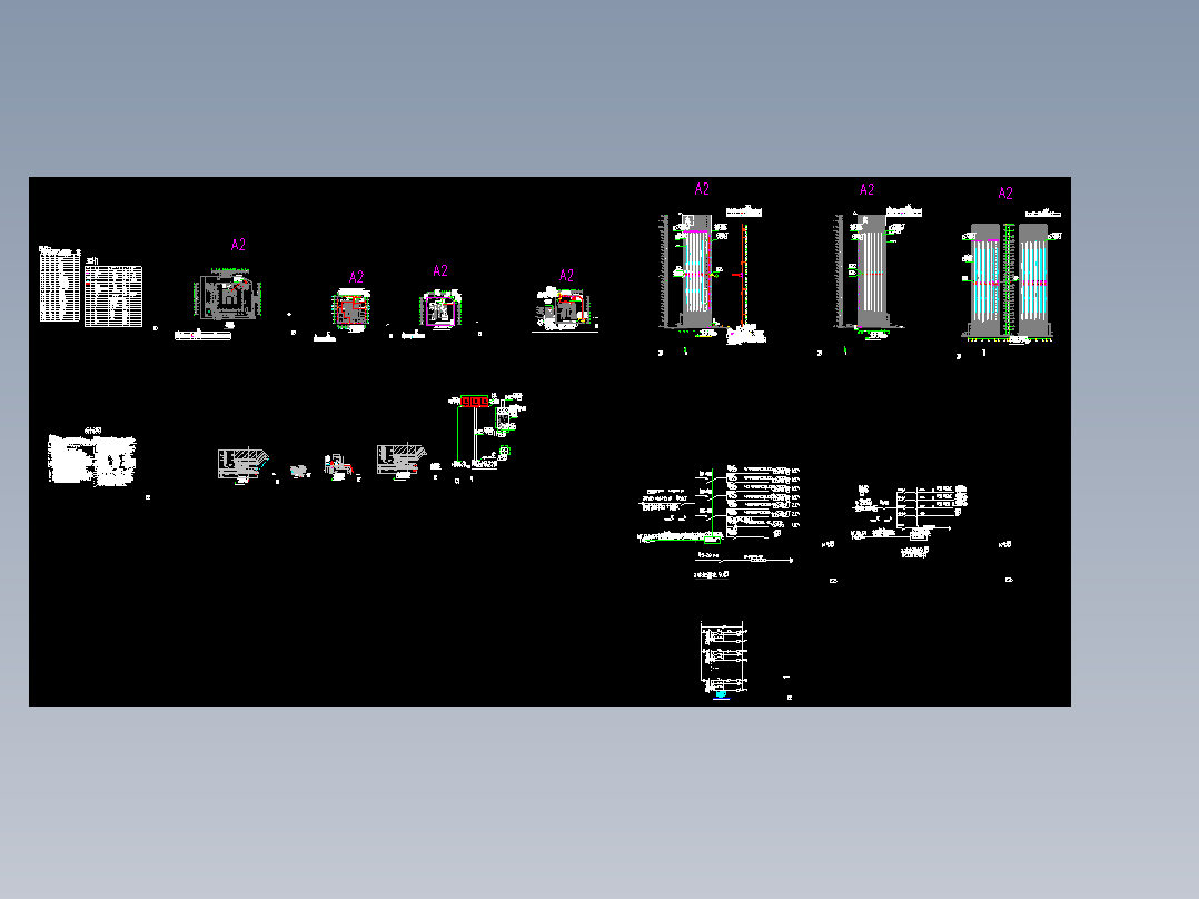 深圳某大厦主体LED泛光照明图