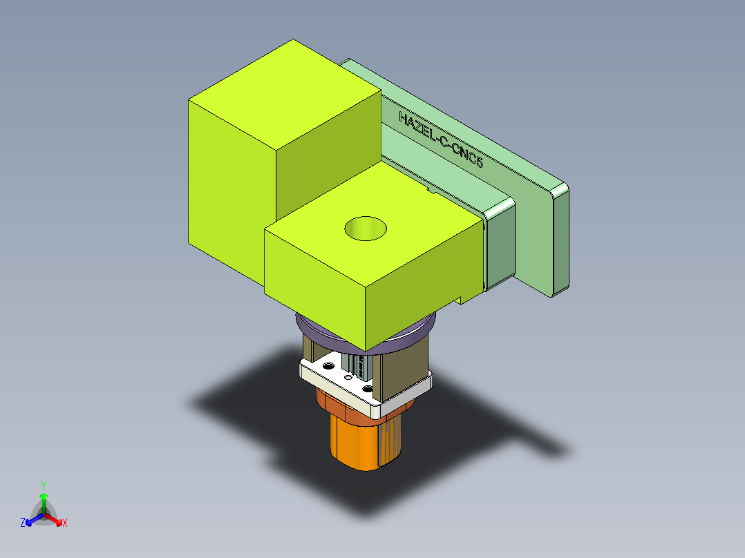 小型加湿器金属外壳铣落料+四周倒角CNC治具模型