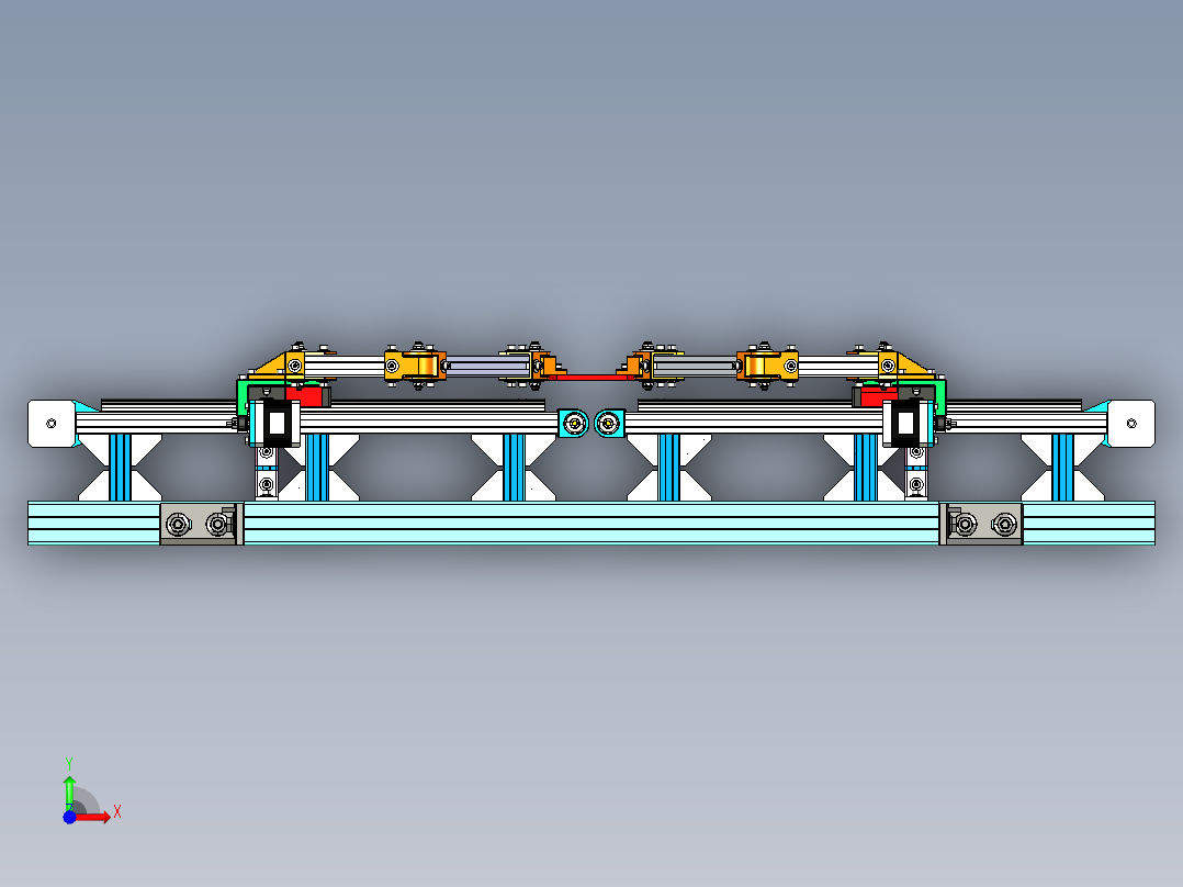 并联机器人3-dof-parallel-robot STP前视图