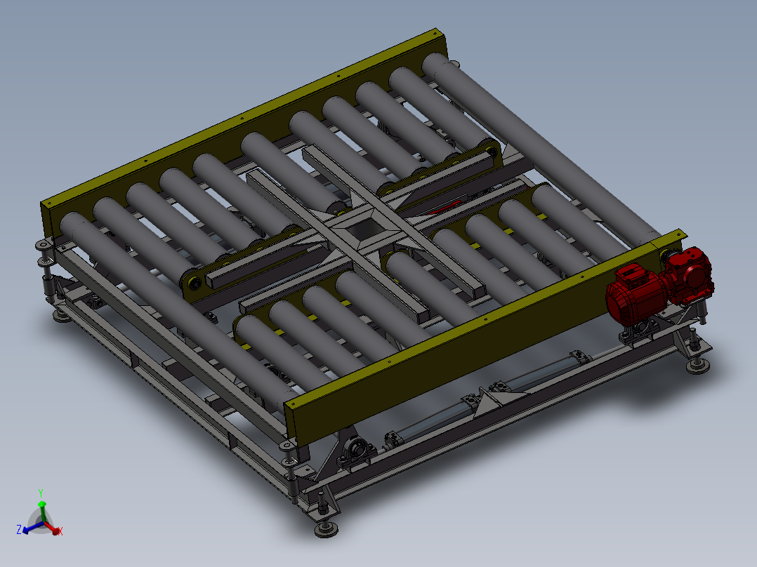 <span style='color: red'>A4</span> 输送旋转平台 3D模型