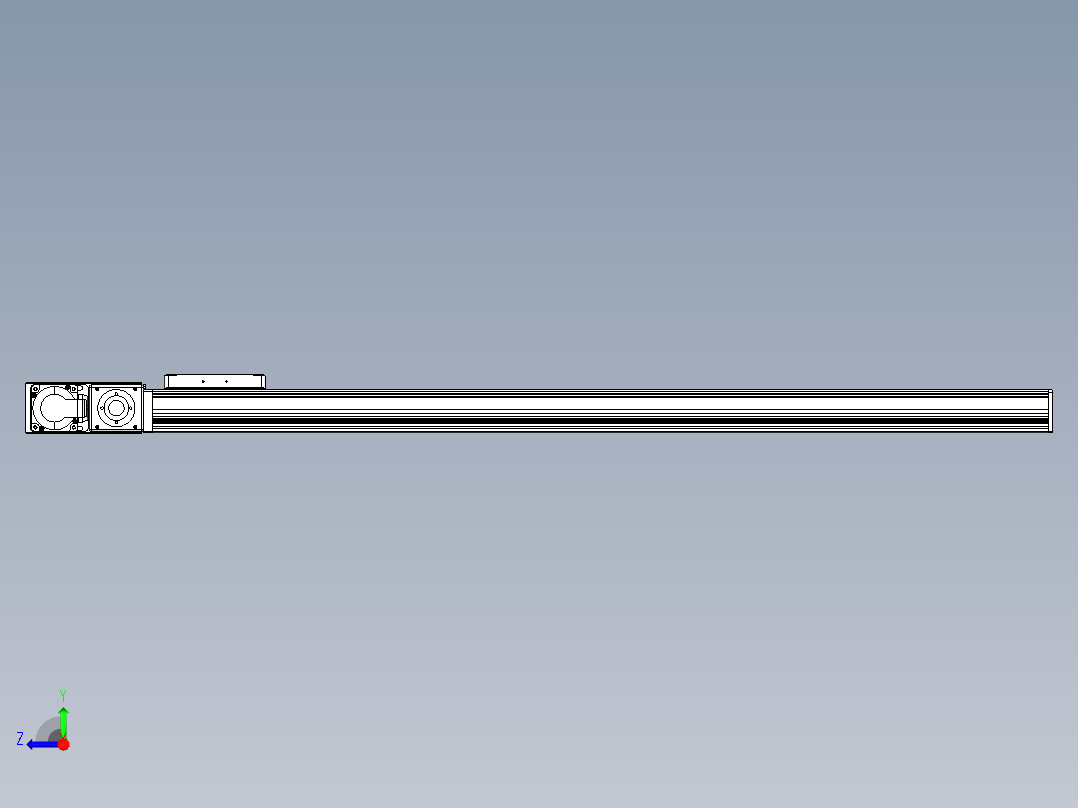 同步带全封闭直线模组TPA-HCB-105D-90-L950-ML-C-P20-N3右视图