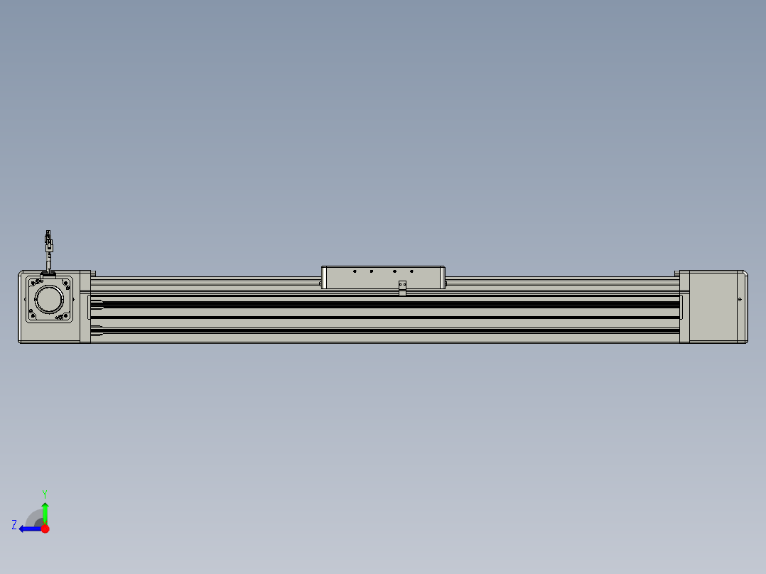 威洛博直线电机模组EB20-L224-S850-L-ZP75-MS3-5K右视图