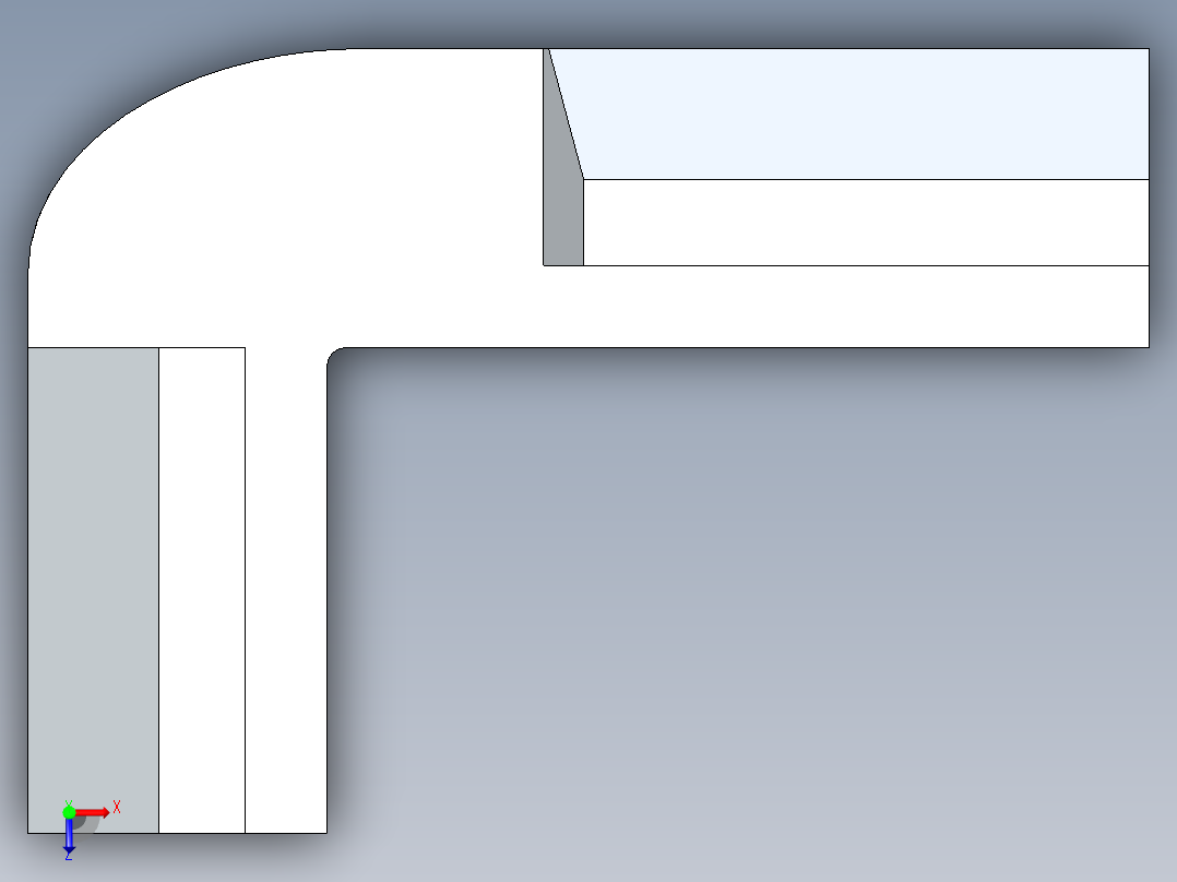 型材-BR 8-8 INNER BRACKET KJN535577俯视图