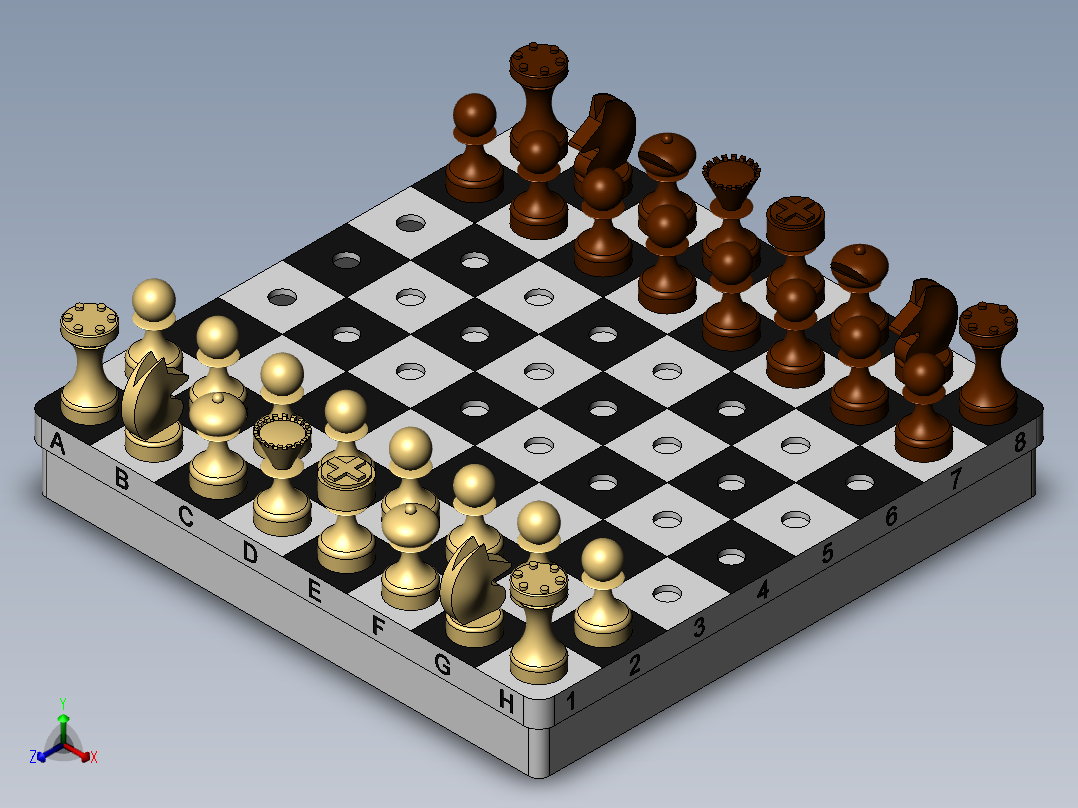 象棋15正等轴测图