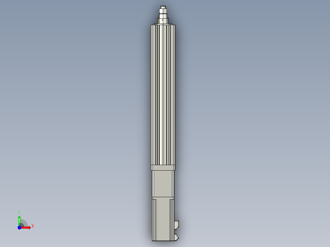 12VZ电动缸-VZ6-S250-BC前视图