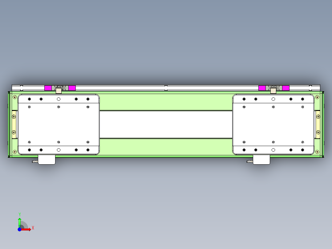 威洛博LC系列3d模型模组2LC17E2Y-S300前视图