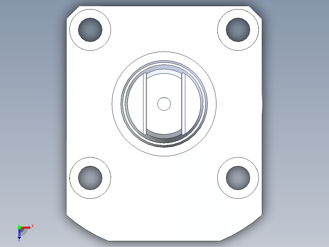 KOSMEKLT0400-Sx-P多系列多零件图纸模型多系列多零件图纸模型俯视图