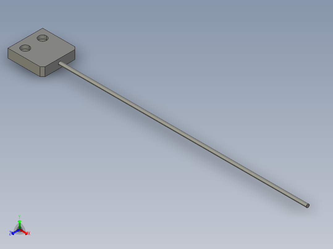 基恩士FU-52TZ_kc图纸模型正等轴测图