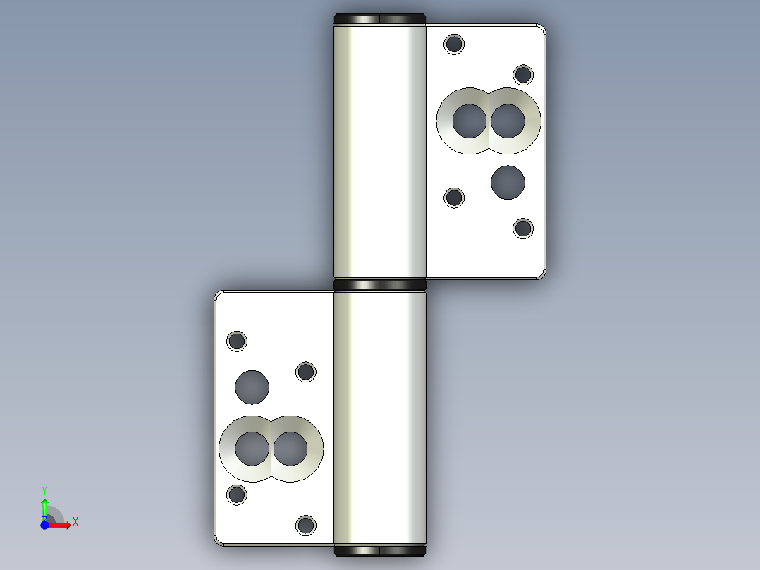 型材-KJN 8-8 SLOT REMOVABLE HINGE 3842544552前视图