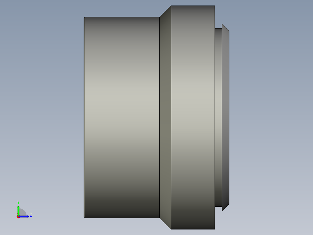 卡套式工业通用硬管接头8_tu-s左视图