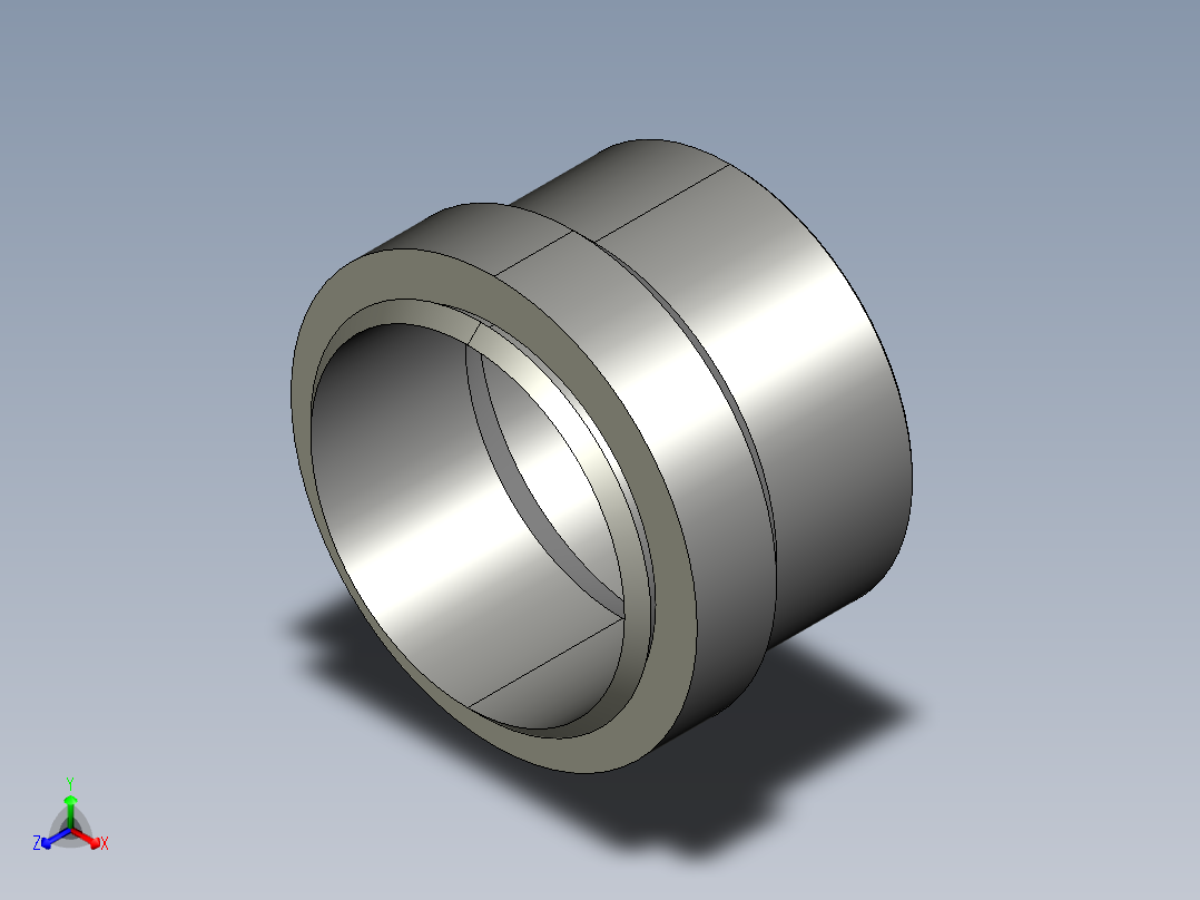 卡套式工业通用硬管接头8_tu-s正等轴测图