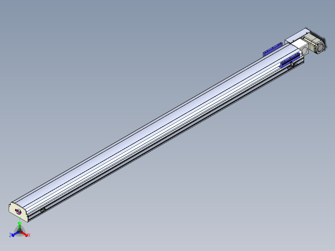 同步带滑台-半封闭B17H-L50-S2200-L-P75-D3