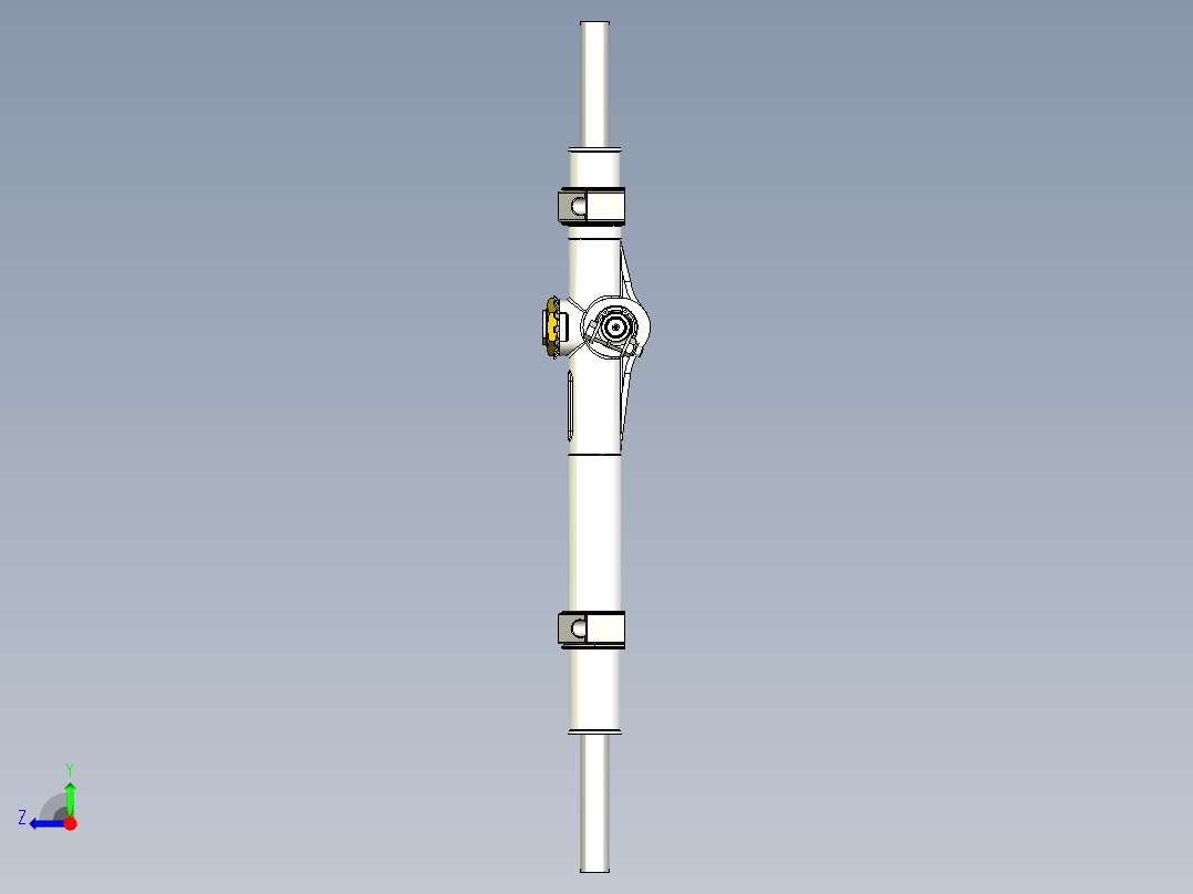 赛车转向架右视图
