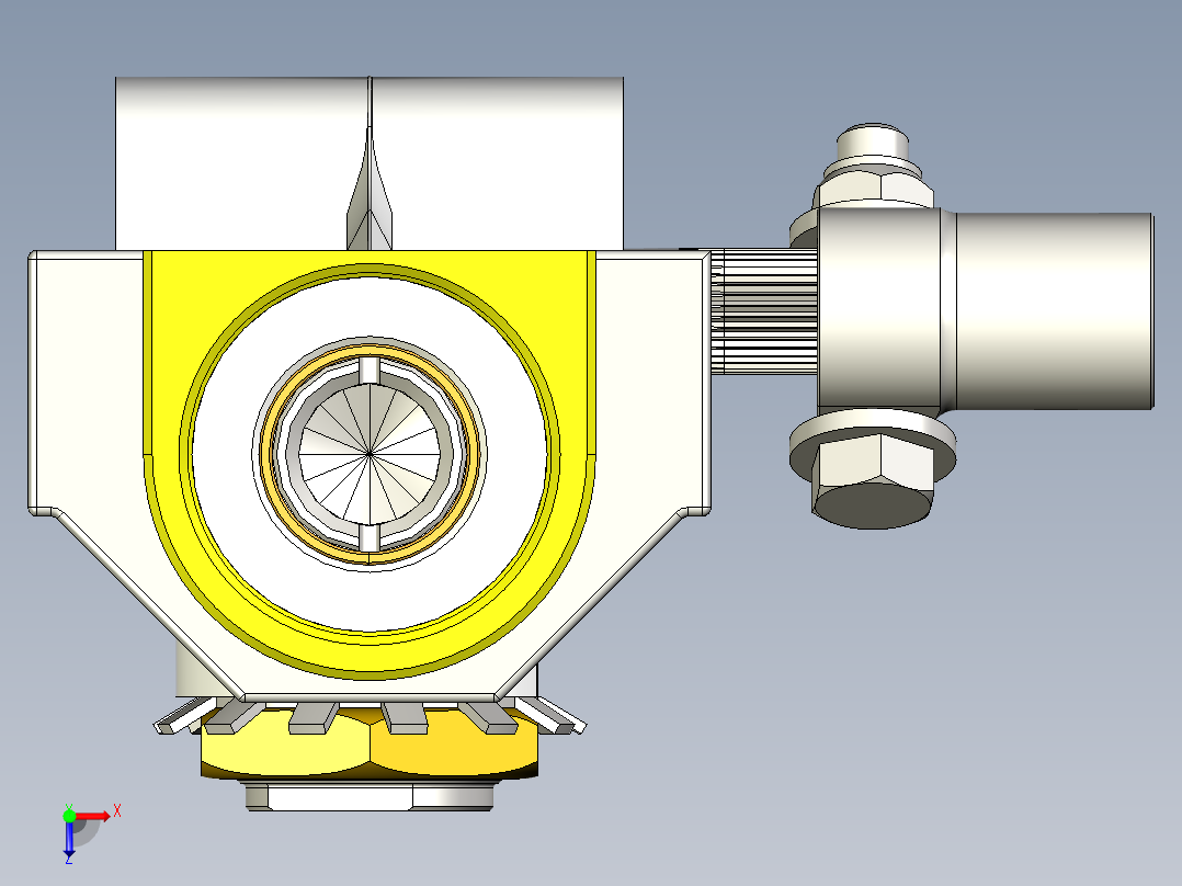 赛车转向架俯视图